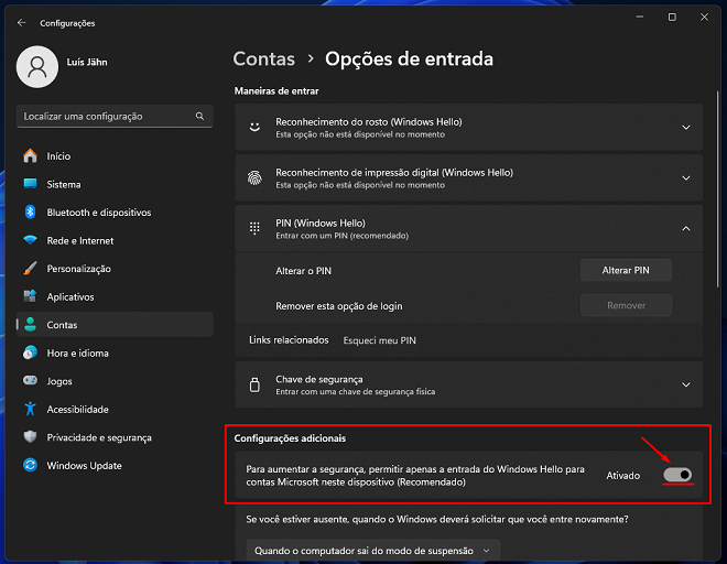 Como Alterar Ou Remover O Pin Do Windows