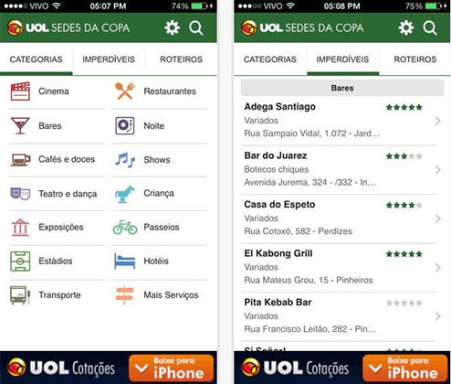 iPhone Copa do Mundo 2014 Brasil