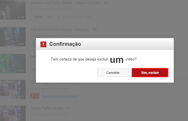 Como Excluir Um Vídeo Do Youtube