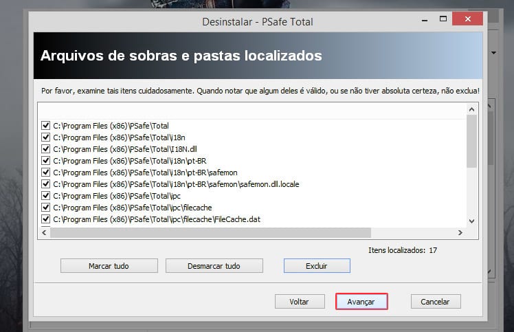 psafe total uninstall tool windows 7