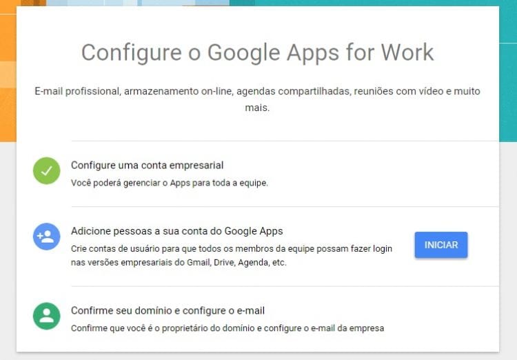 criar email gmail para empresa