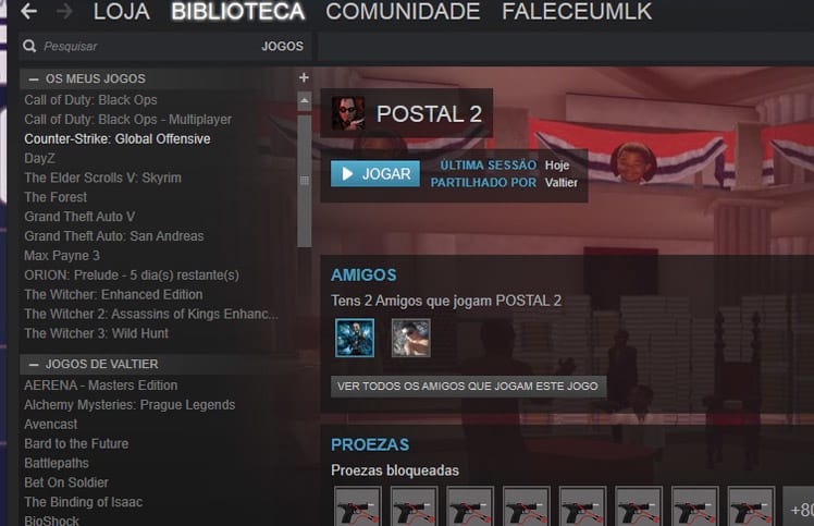 Como compartilhar jogos entre contas do Steam