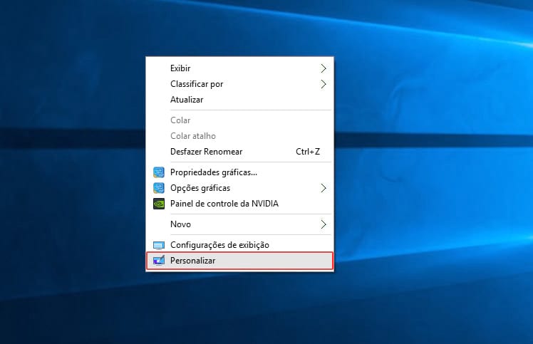 Como personalizar o Windows 10?