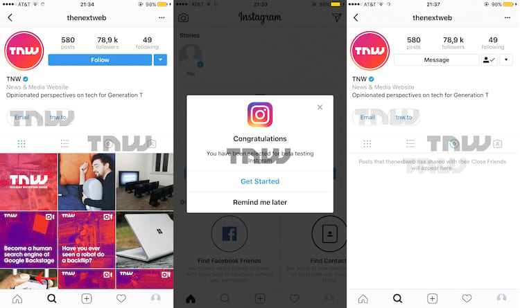 Share o/ - DEZ novidades que o INSTAGRAM vem testando! Instagram vem  despontando muito e junto aparecendo muitos testes e novidades, o portal  TNW listou algumas que apareceram por lá. Neste post