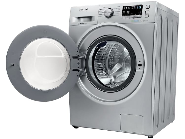 maquina de lavar e secar preta