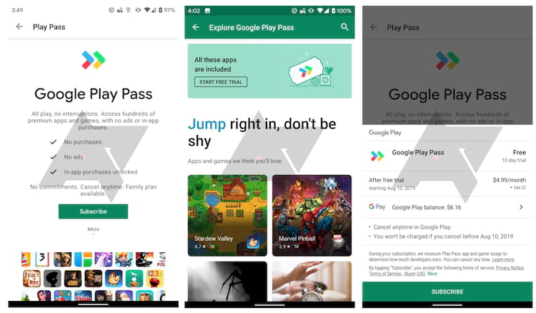 Google Play Pass: serviço de assinatura de apps e jogos chega ao Brasil -  Olhar Digital