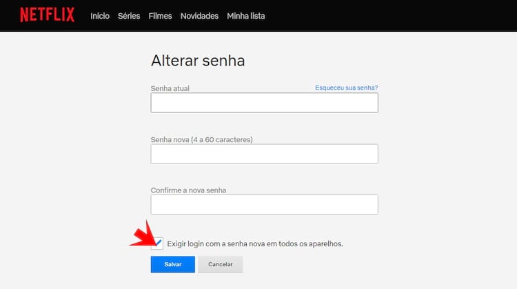 Netflix: como alterar a senha do serviço de streaming - Positivo