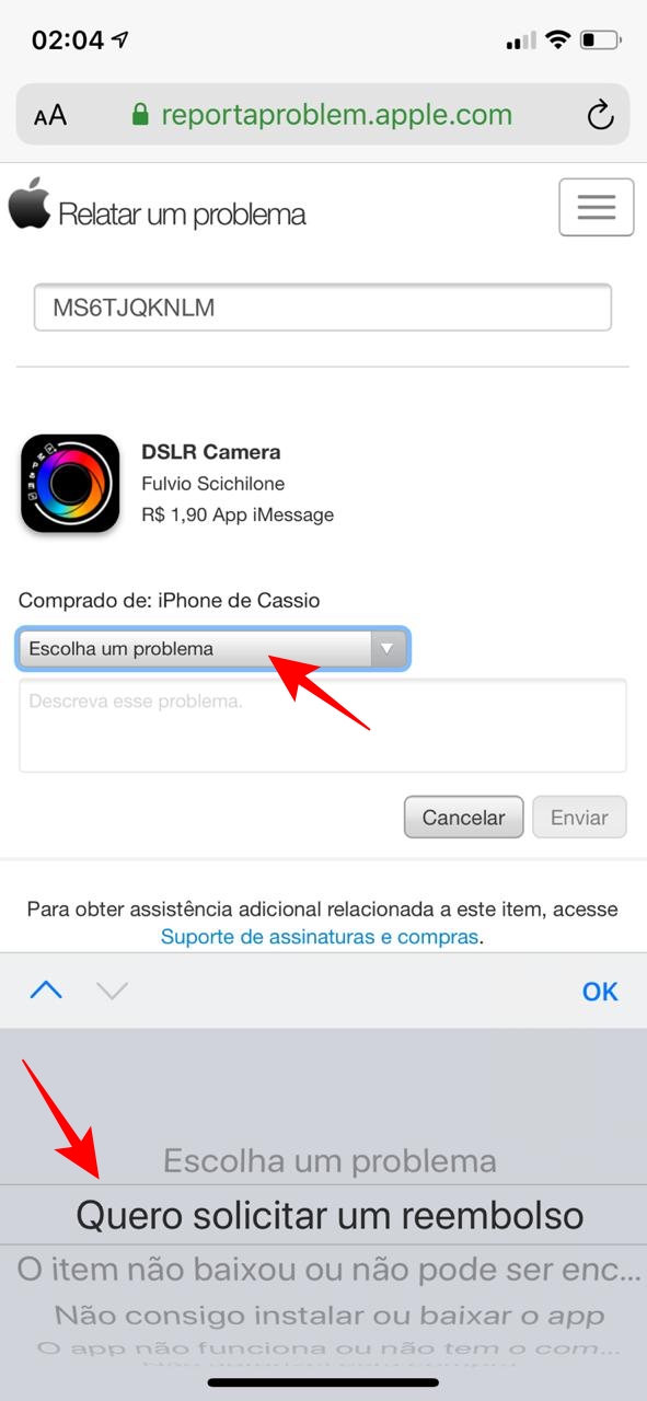 Como pedir reembolso na Apple App Store