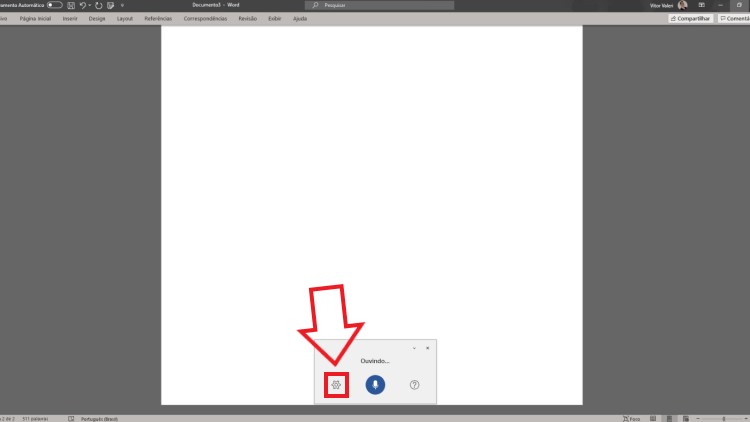 Como escrever no Word usando a voz com a função ditado
