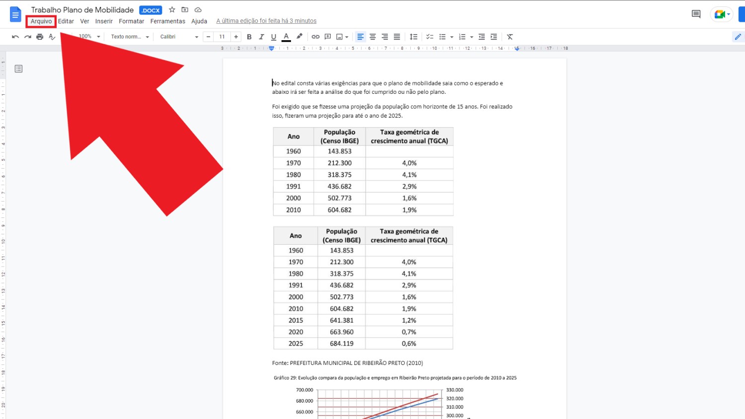 Como baixar documentos?