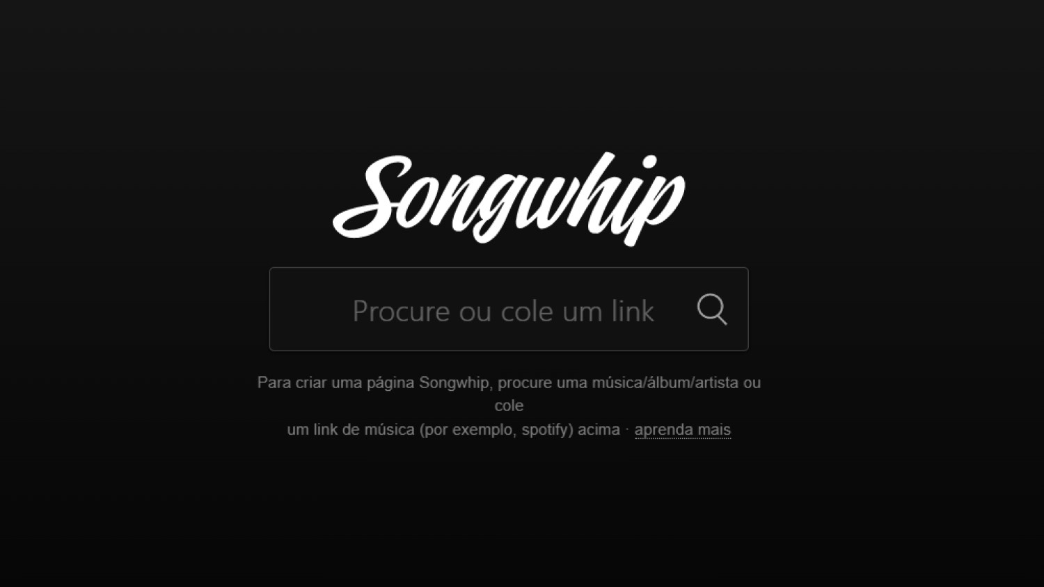 Songwhip: compartilhe músicas com amigos em todos os streamings