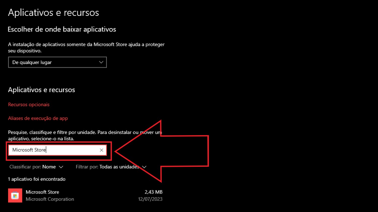 Como resgatar um código do Microsoft Store no Windows 10 