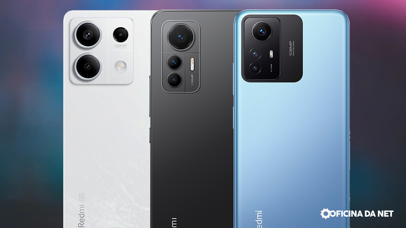 Celulares Xiaomi com câmera de 108 MP
