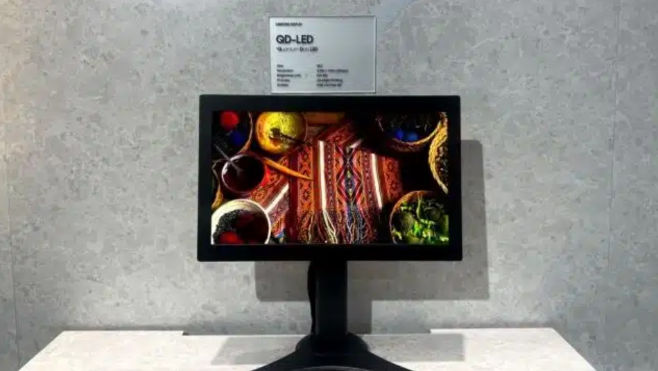 Tela QD-LED da Samsung. Imagem: Reprodução
