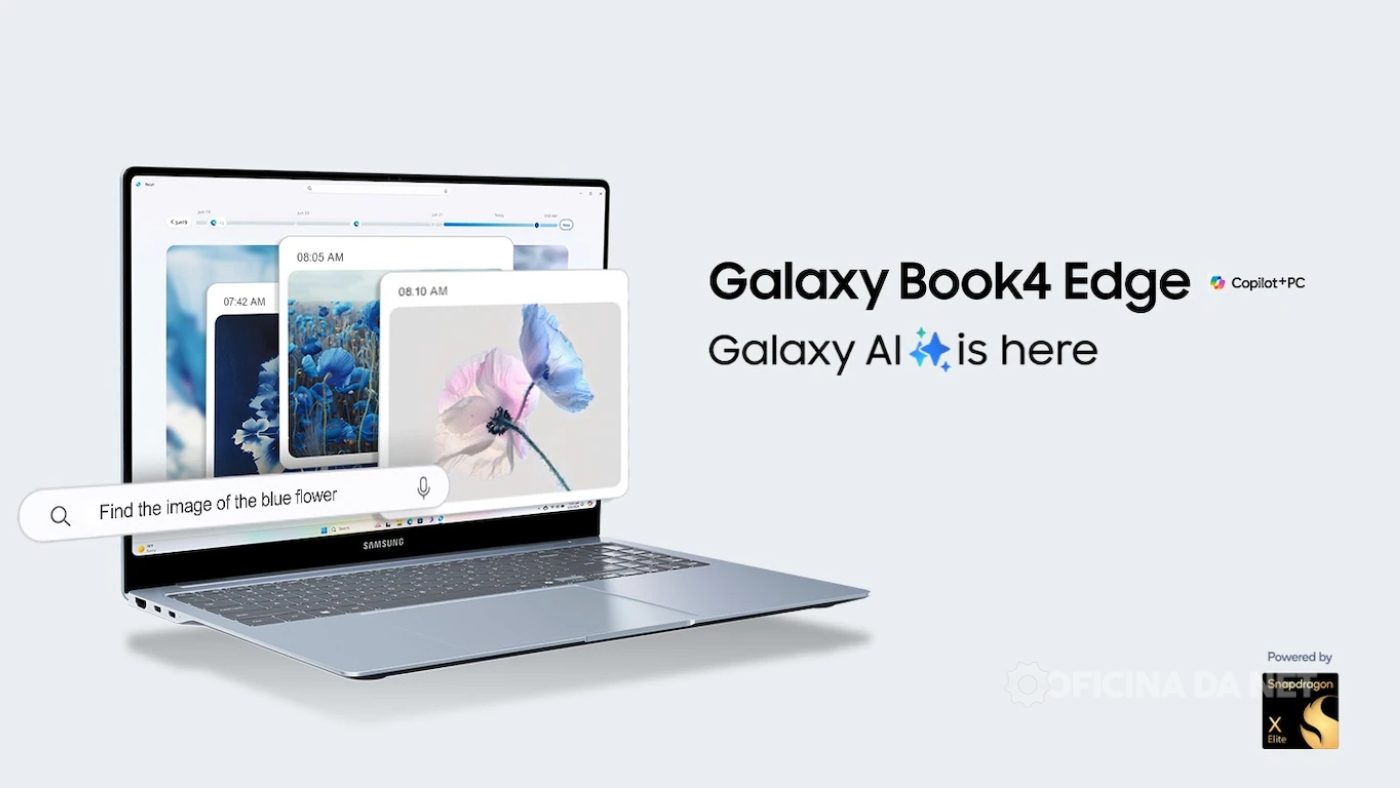 O Galaxy Book 4 Edge tem certificação Copilot+