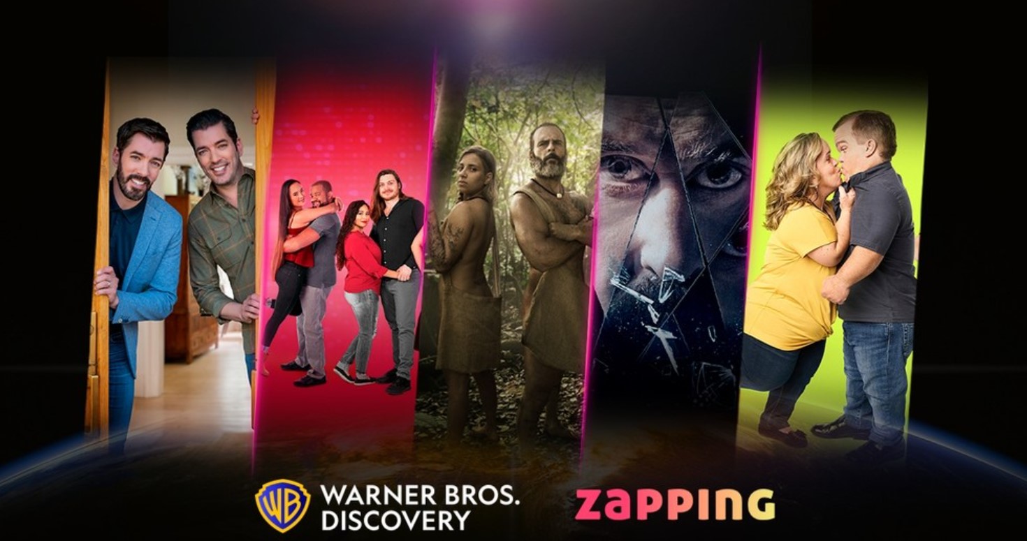 Zapping anuncia parceria com a Warner Bros. Imagem: Zapping/Reprodução