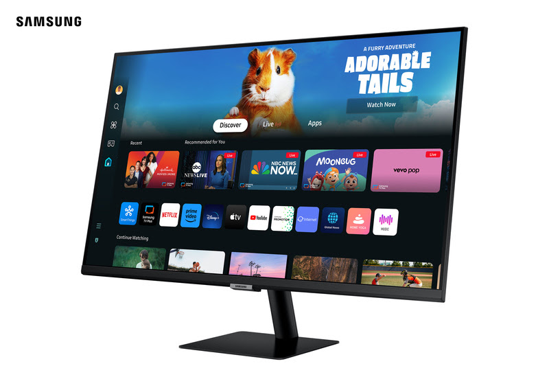 Samsung lança monitores M5 e M8 com IPTV incluso para quem trabalha em ...