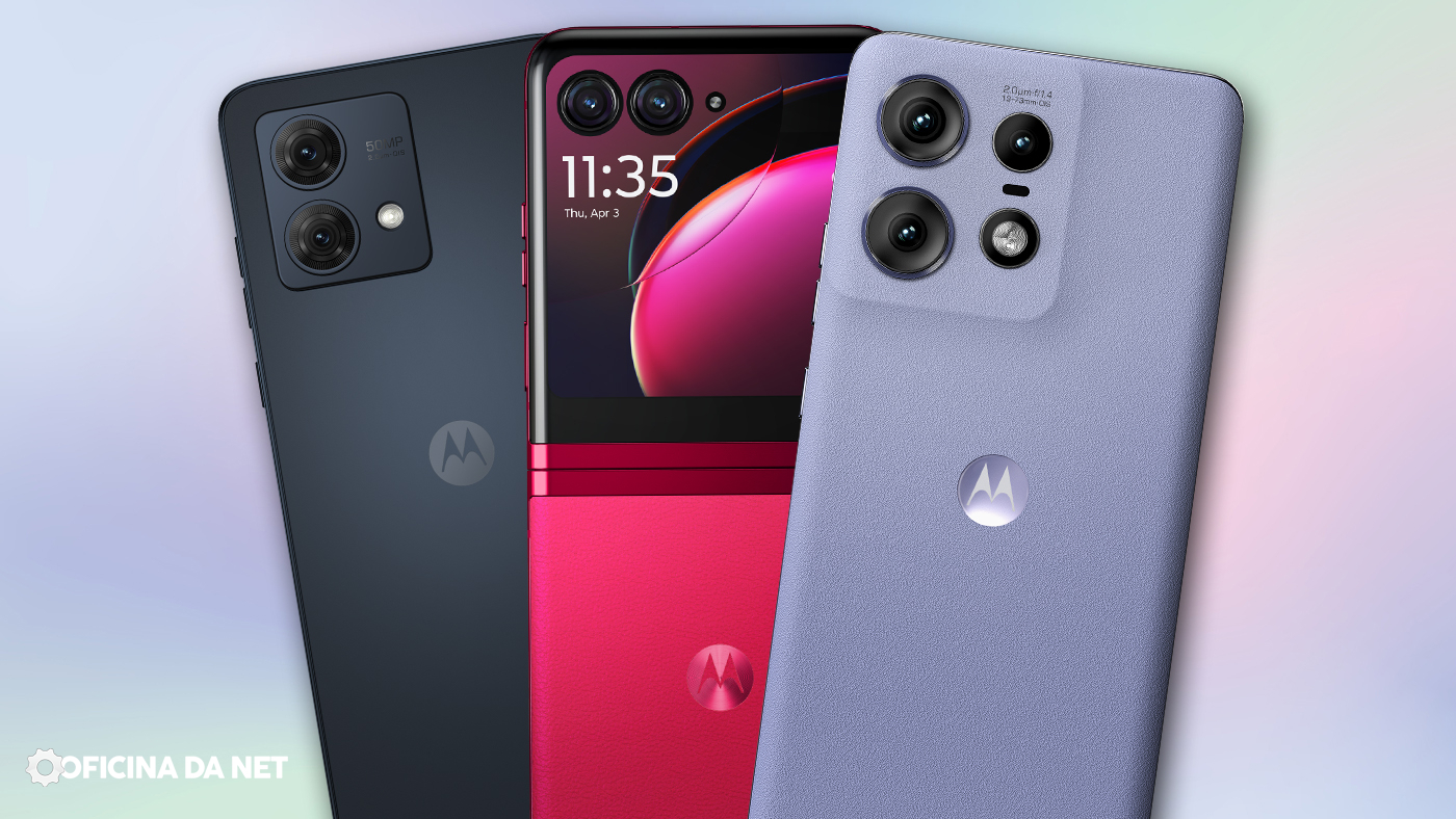 Celulares Motorola com telas de qualidade