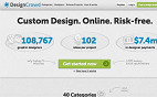 DesignCrowd faça o seu logo ou layout com milhares de designers