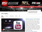 O UFC está entre os primeiros canais pagos no YouTube