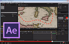 After Effects: Criando rota tracejada em um mapa