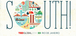 TED Global está sendo realizada pela primeira vez no Brasil