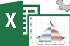 Como criar uma pirâmide etária no Excel