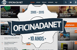 Oficina da Net lança logo comemorativo de 10 anos