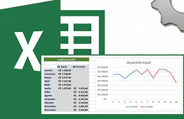 Criando um gráfico com linha de previsão no Excel