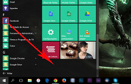 Como criar grupos de apps no menu iniciar do Windows 10?