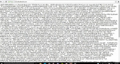 Facebook mostrando um monte de caracteres, veja como resolver