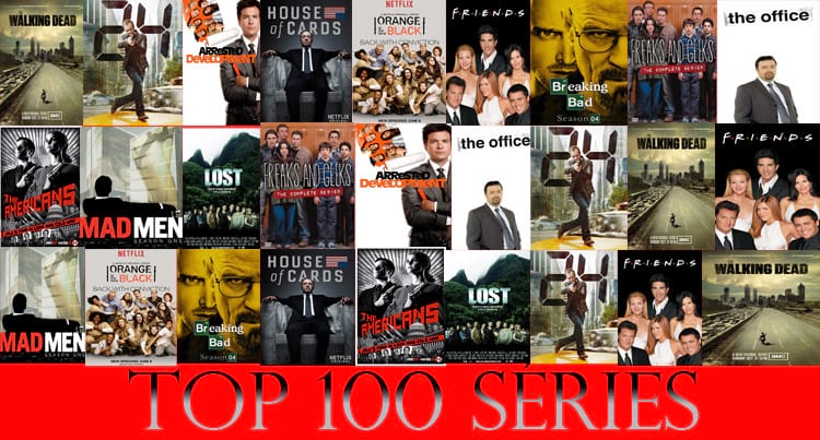 As 100 Melhores Séries De TV De Todos Os Tempos, Segundo Hollywood