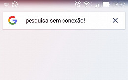 Google via smartphone permite pesquisa sem conexão