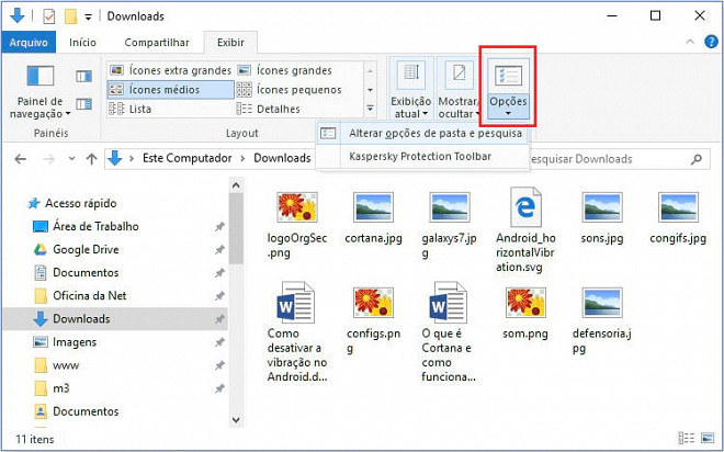 Como Mostrar Miniaturas De Imagens Nas Pastas Do Wind 3105