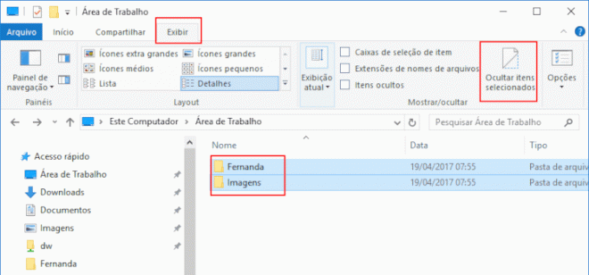 Como Ocultar E Desocultar Arquivos E Pastas No Windows 10 6880