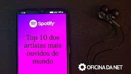 Top 10 dos artistas mais ouvidos do mundo no Spotify