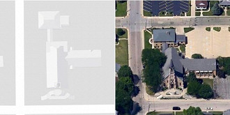 Estruturas no Google Maps parecem receber desenho em 3D.