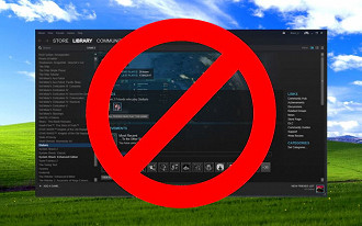 Steam termina suporte no Windows XP