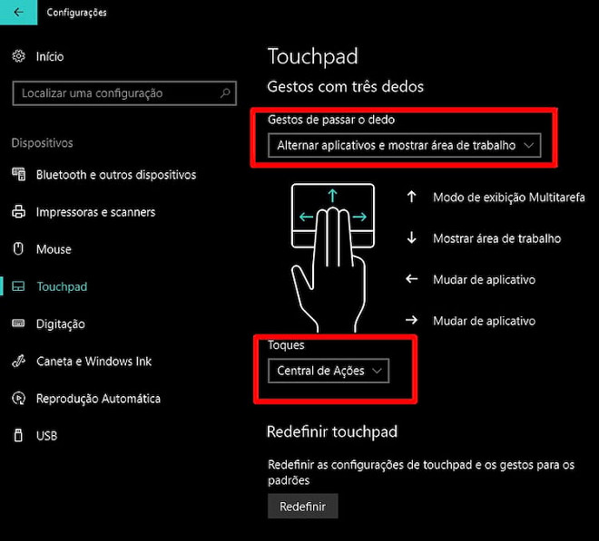 Dicas e truques para usar no touchpad do seu notebook