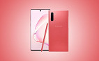 Galaxy Note 10: Vazam imagens com dispositivo na cor rosa