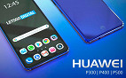 Modelos de smartphones Huawei: P300, P400 e P500