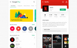 Google Play Store tem nova interface