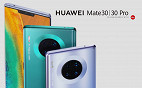 Vídeos promocionais do Huawei Mate 30 destacam design, câmeras e carregamento rápido