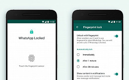 Desbloqueio por digital chega ao WhatsApp no Android
