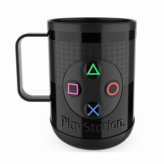 Caneca de brinde do Ovo de Pascoa Playstation. Fonte: Americanas