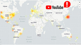 O YouTube cai e preocupa usuários e criadores por todo o mundo