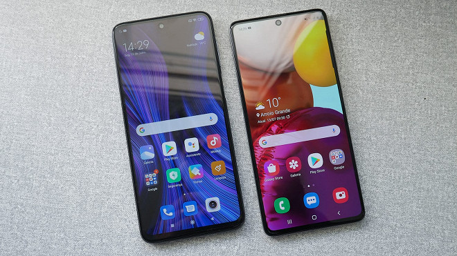 redmi note 9s vs galaxy a71