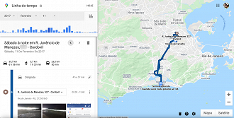 Como verificar seu trajeto no Google Maps com o recurso Linha do Tempo