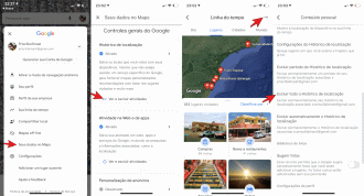 Como verificar seu trajeto no Google Maps com o recurso Linha do Tempo