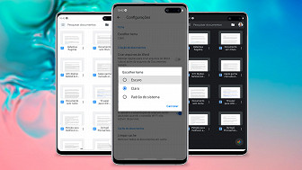Veja como ativar o tema escuro, agora disponível para Documentos, Planilhas e Apresentações no Android